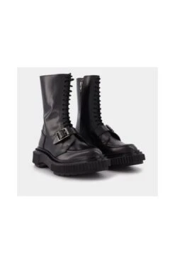 Adieu Paris Laarzen Type 185 Boots In Black Leather Black